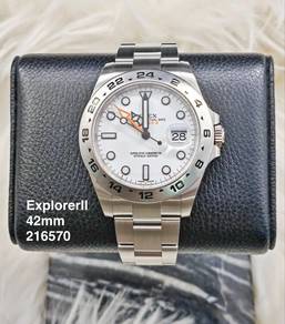 Rolex Explorer II 42mm 216570 Polar 2017 Full Set