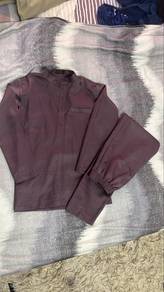 Baju Melayu Dark Purple