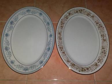 Pinggan noritake lanka porcelain oval platter 2