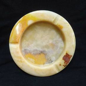 Vintage. genuine alabaster hand carved mid century