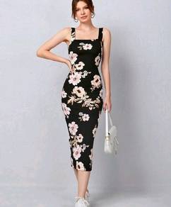 Floral  Bodycon Dress
