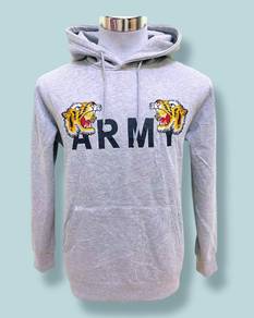 Browny Army Tiger Pullover Hoodie Size S fit M