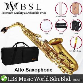 BSL Alto Saxophone Gold E Flat Electrophoresis wit
