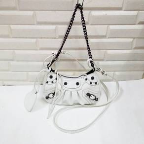BALENCIAGA  Off-White Mini 'Le Cagole' Bag