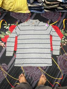 tshirt big saiz long collar saiz XL