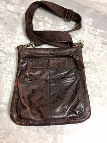 Genuine Leather Sling Bag by RAV Design