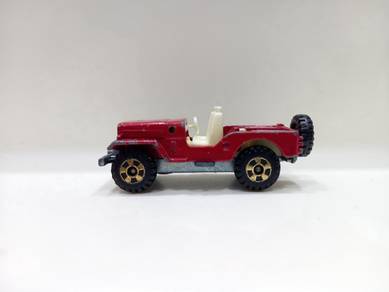 Vintage 1980s Tomica No. 25 Mitsubishi Jeep H-J58