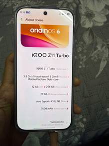 iQOO z11 turbo ( snapdragon 8 gen 5 )