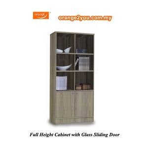 Full Height Cabinet With Glass Sliding Door, Rak