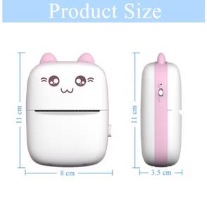 mini portable thermal wireless printer-iOS, androi