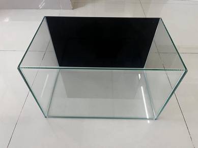 New Aquarium Glass Fish Tank 16x10x10 inch (Black)