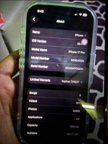 iphone 17 pro deep blue 256gb