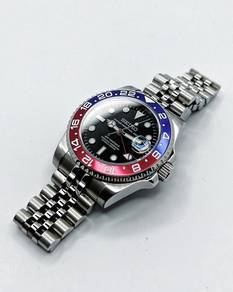 Custom Seiko Mod 40mm Pepsi (aluminum) GMT-Master