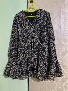 Blouse floral chiffon
