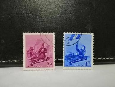1958 Romania Stamps Soldiers Armed Forces