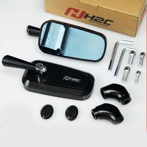 2 Pcs H2C Rearview Mirror