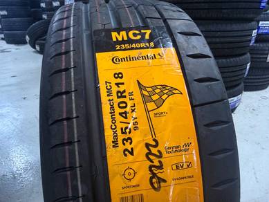 tayar baru 235 40 18 continental mc7 2026 new tyre