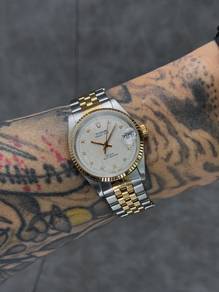 32mm 1991 2-Tone Tudor Prince Date 18K Gold Bezel