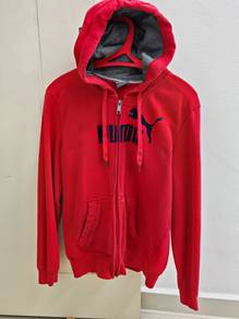Puma ladies Red Full Zip Hoodie Jacket