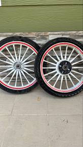 Rim RCB nak letgo skali dengan tayar
