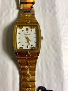 Sveston Quartz Rectangular White Dial Watch