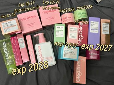 Skintific and Glad 2 glow