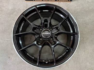 New rim 15 inci volk rays G025 myvi city vios saga