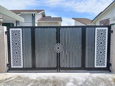 Pintu Pagar Corak Islamic