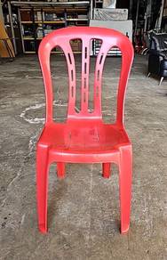 3VPC-01R-R NEW*Kerusi Plastik Plastic Chair Red