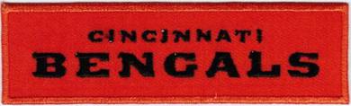 NFL Cincinnati Bengals #BTO TL Football Patch