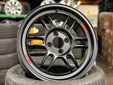 NEW 16 Enkei RPF1 BLACK Rim City Jazz Yaris Vios