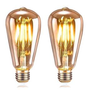 ST64 LED Filament Bulb (E27) – Warm & Vintage