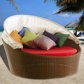 Balcony ROUND RATTAN EGG CHAIR Home Garden Outdoor