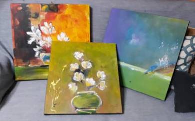 Combo 3 Oil Painted Canvas Frames