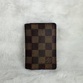 LV Pocket Organizer Brown Damier