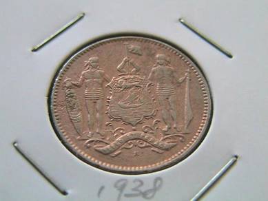 One (1) Cent State of North Borneo 1938