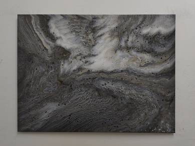 Grey Abstract Painting 