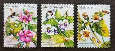 Mint Stamp Wild Flower Series 3 Malaysia 2020