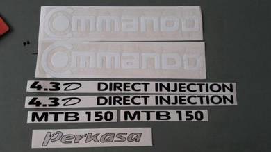 Stiker Hicom Perkasa lori STICKER lorry pelekat