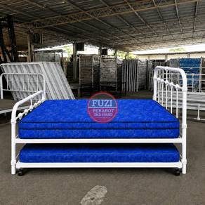 Set Katil Queen With Pull Out – Lengkap Dengan Til