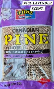 FIDO Pine Lavender Shaving Cat Litter 10L Kucing