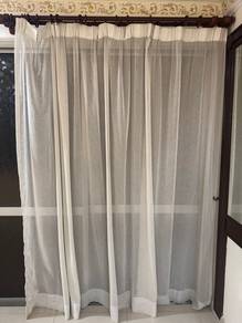 White Sheer Curtain