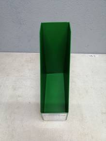 A126   PVC Maganize Box File Stand 4" Green