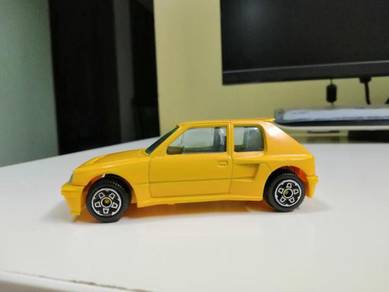 Vintage Burago Peugeot 205 Turbo 16