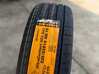 Tayar Baru 225 55 19 Continental UltraContact UC6