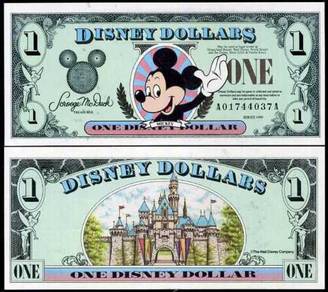 Disney 1 Dollar 1999