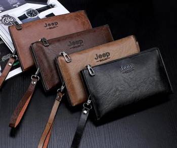 MENs READY STOCK JEEP LONG WALLET CLUTCH BAG ������