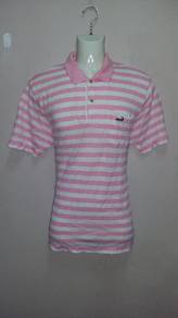 Vintage T-Shirt Collar CROCODILE Japan Size L
