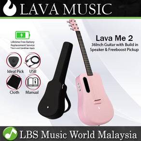 Lava Me 2 36 Inch Electric Acoustic Guitar Pink