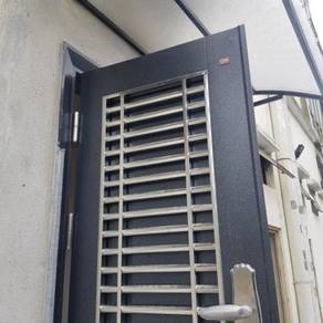 INSTALL SAFETY DOOR l pintu keselamatan